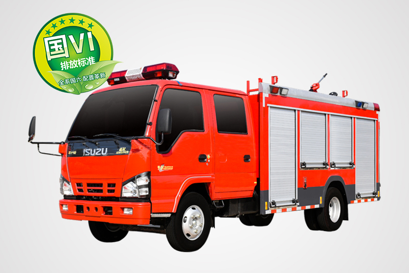 國(guó)六 五十鈴600P內(nèi)藏 水罐泡沫消防車(chē)